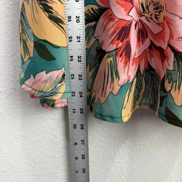 Show Me Your Mumu Rare Tropical Print Flowy Tank Top Size Medium USA Deadstock! - Picture 5 of 7